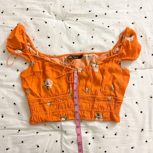 Zara Orange Top - Picture 5 of 7